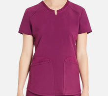 Load image into Gallery viewer, Women 5-Pocket Notch Neck Scrub Top
